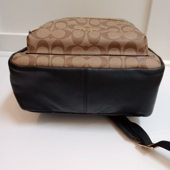 Coach Medium Charlie Backpack In Signature Canvas - Picture 11 of 14